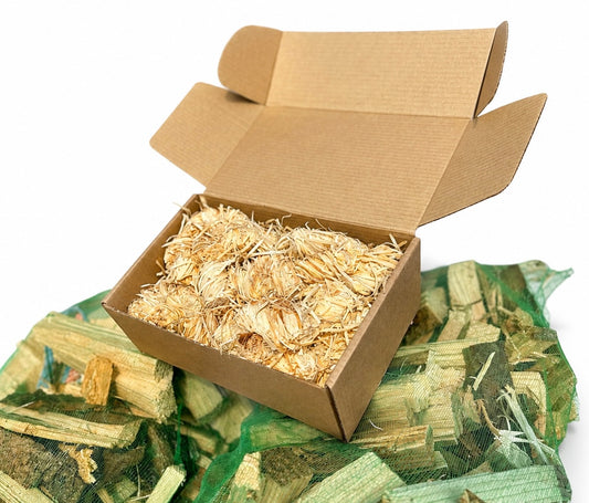 1 Box Of 50 Natural Woodwool Firelighters